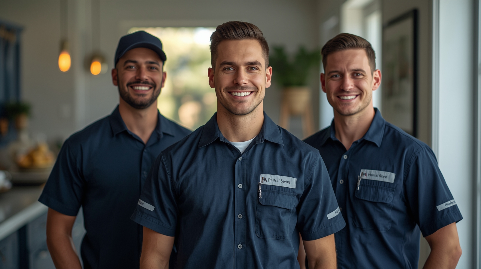 Professional home service team