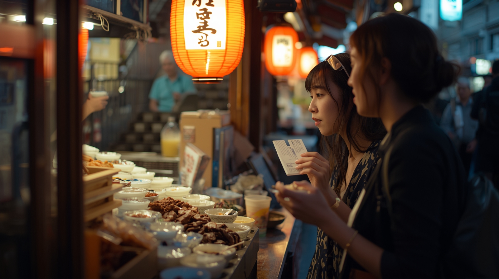 Tokyo streets and traditional architecture
